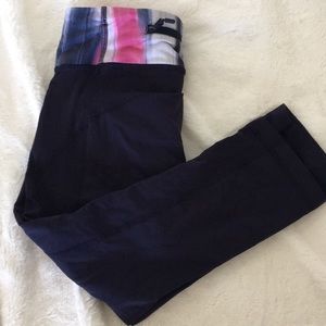 Navy Blue Cropped Lululemons